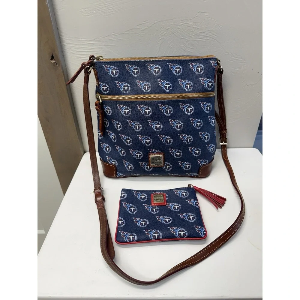 Dooney & Bourke Tennessee Titans TN NFL Gameday Crossbody Purse & Wallet